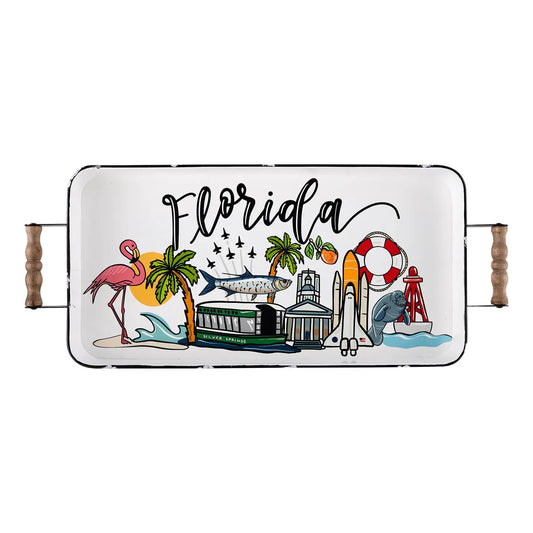 State of Florida Icon Serving Tray