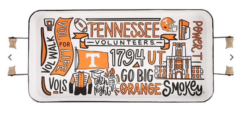 University of Tennessee Enamel Tray