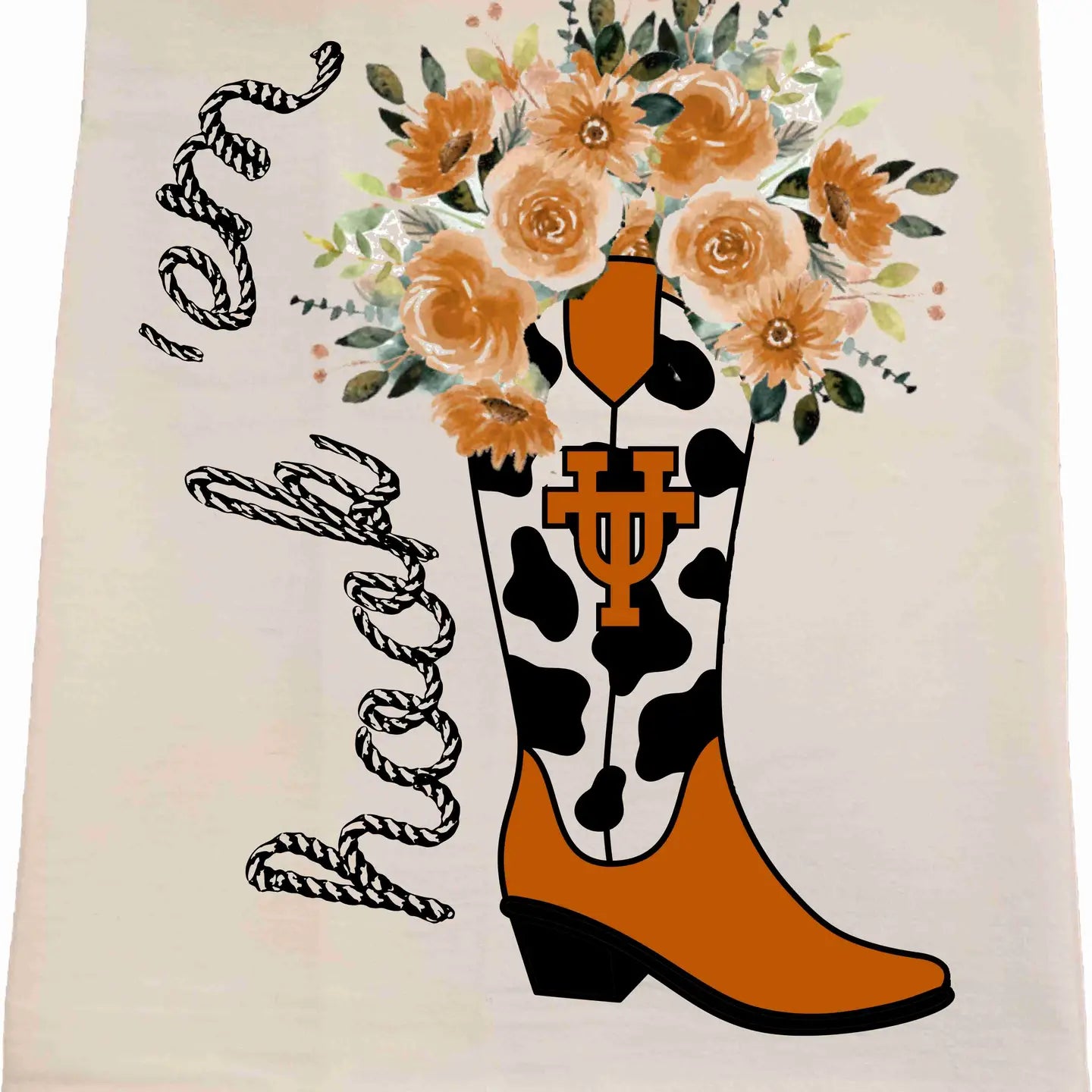 University of Texas Boot Tea Towel