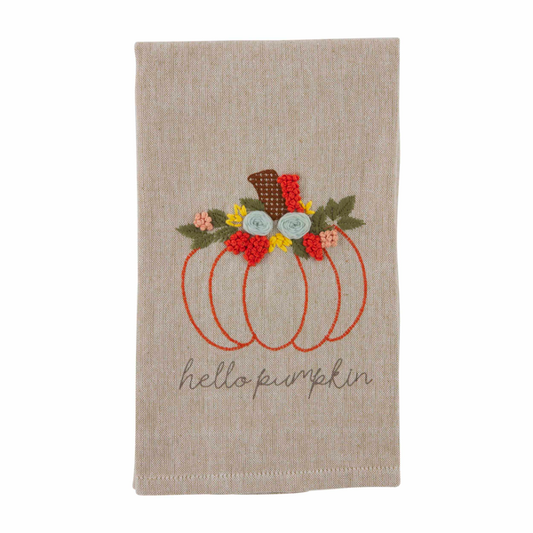 Hello Pumpkin Tea Towel