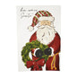 Here Comes Santa (Wreath) Tea Towel