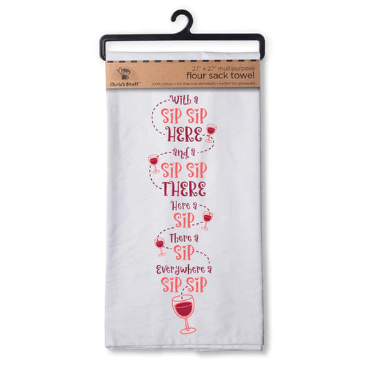 Sip Sip Tea Towel