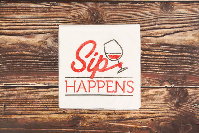 Sip Happens Drink Napkin