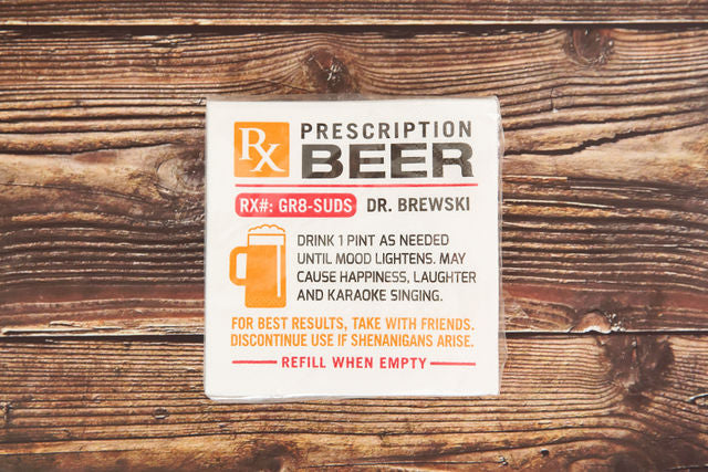 Prescription Beer Drink Napkin