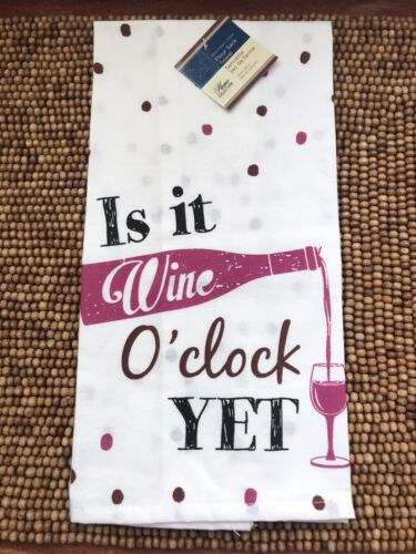 Is it Wine O'Clock Tea Towel